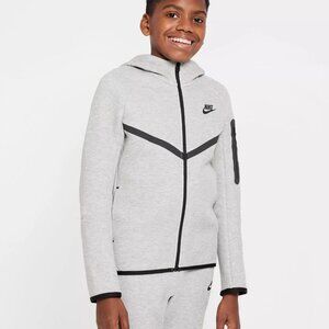 Nike Tech Kids Gray and Black  Jacket
